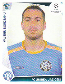 Valeriu Bordeanu AFC Unirea Urziceni samolepka UEFA Champions League 2009/10 #467